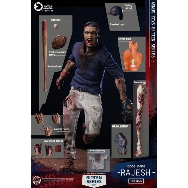 Bitten Actionfigur 1/6 Rajesh 28 cm