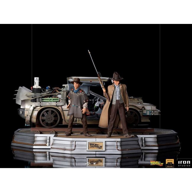 Zurück in die Zukunft III Art Scale Statuen 1/10 Full Set Deluxe 57 cm