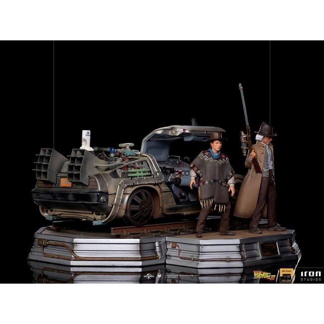 Zurück in die Zukunft III Art Scale Statuen 1/10 Full Set Deluxe 57 cm