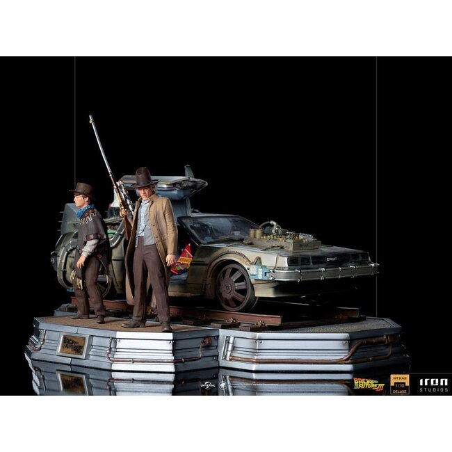 Zurück in die Zukunft III Art Scale Statuen 1/10 Full Set Deluxe 57 cm
