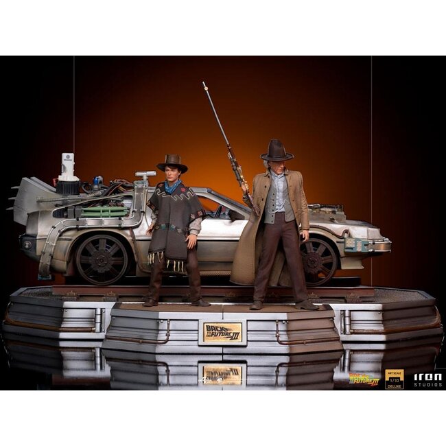 Zurück in die Zukunft III Art Scale Statuen 1/10 Full Set Deluxe 57 cm