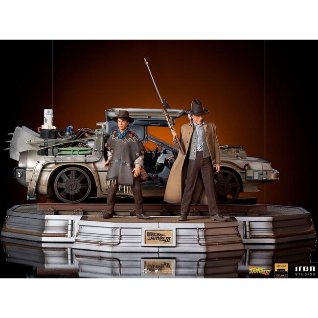 Zurück in die Zukunft III Art Scale Statuen 1/10 Full Set Deluxe 57 cm