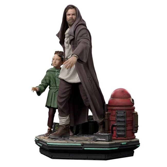Star Wars: Obi-Wan Kenobi Deluxe Art Scale Statue 1/10 Obi-Wan & Young Leia 20 cm