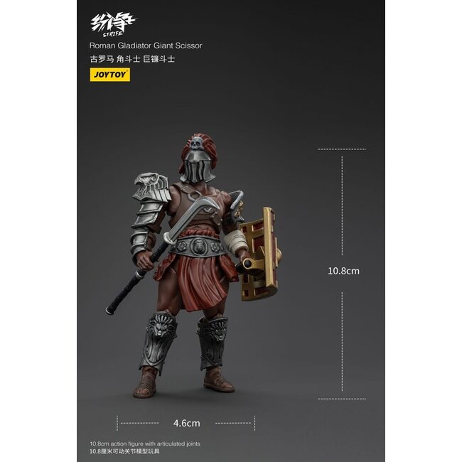 Strife Actionfigur 1/18 Römischer Gladiator Riesenschere 11 cm