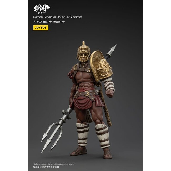 Strife Actionfigur 1/18 Römischer Gladiator Retiarius Gladiator 11 cm