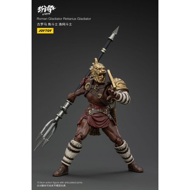 Strife Actionfigur 1/18 Römischer Gladiator Retiarius Gladiator 11 cm
