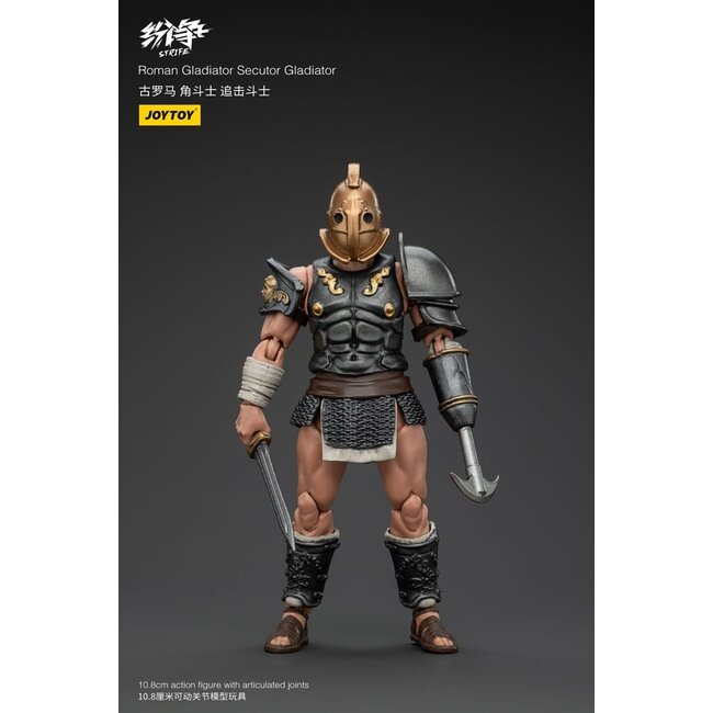 Strife Actionfigur 1/18 Römischer Gladiator Secutor Gladiator 11 cm