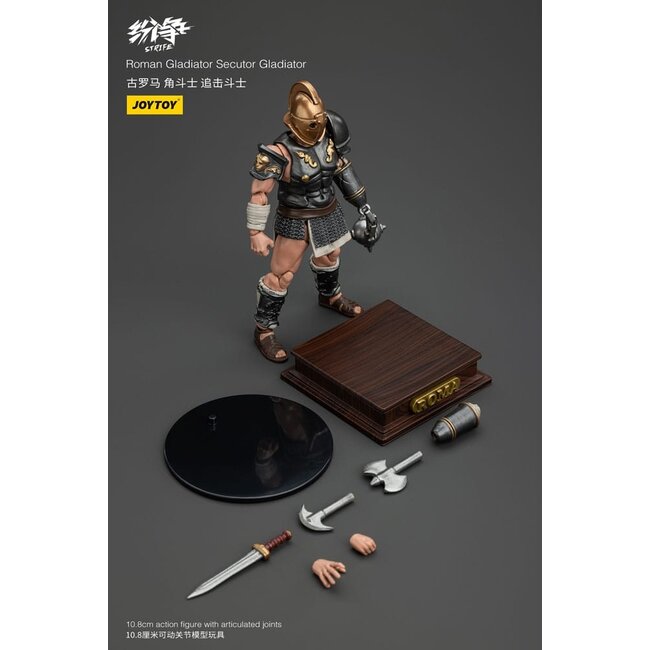Strife Actionfigur 1/18 Römischer Gladiator Secutor Gladiator 11 cm