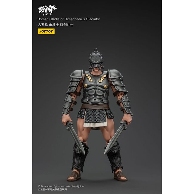 Strife Actionfigur 1/18 Römischer Gladiator Dimachaerus Gladiator 11 cm