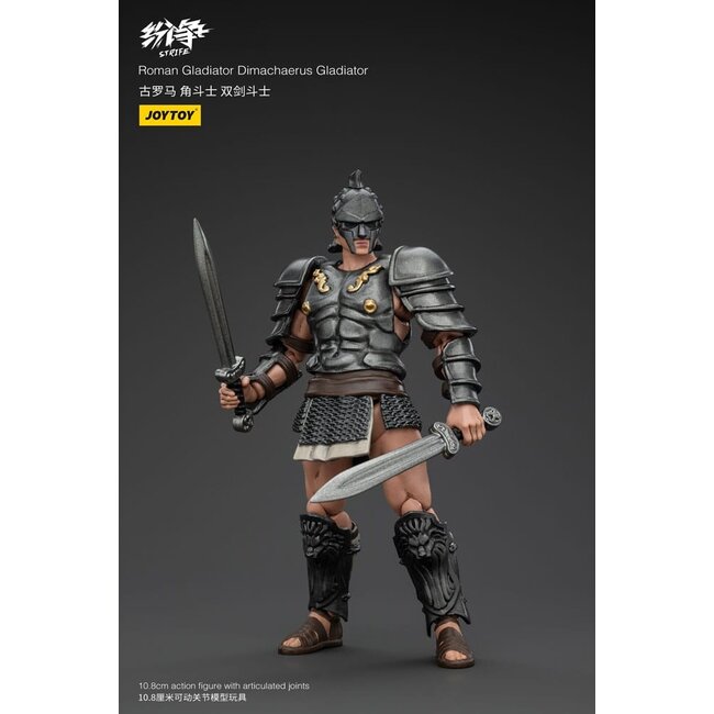 Strife Actionfigur 1/18 Römischer Gladiator Dimachaerus Gladiator 11 cm
