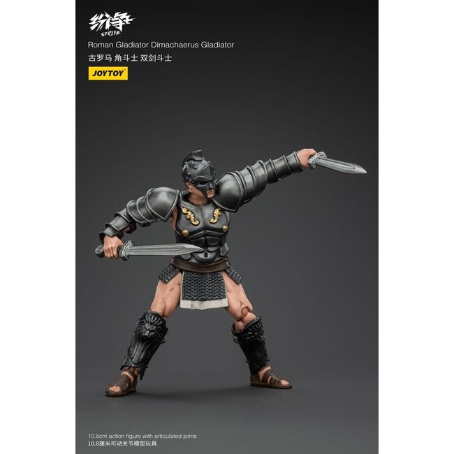 Strife Actionfigur 1/18 Römischer Gladiator Dimachaerus Gladiator 11 cm
