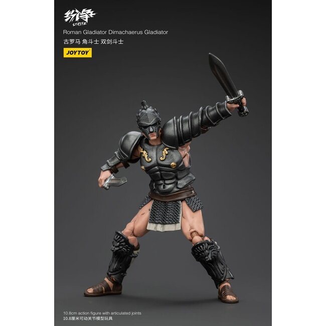 Strife Actionfigur 1/18 Römischer Gladiator Dimachaerus Gladiator 11 cm