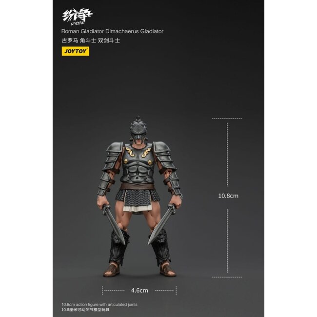 Strife Action Figure 1/18 Roman Gladiator Dimachaerus Gladiator 11 cm