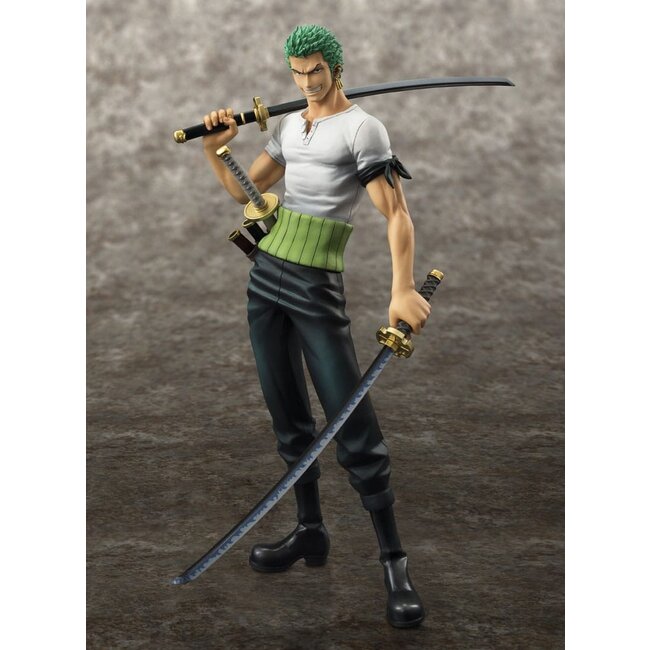 One Piece Excellent Model P.O.P PVC Statue NEO-DX Roronoa Zoro 10th Limited Ver. 23 cm