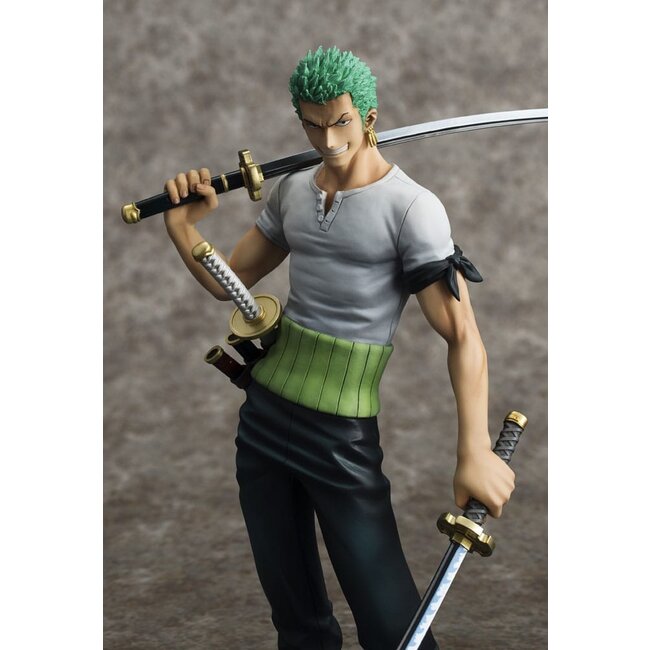 One Piece Excellent Model P.O.P PVC Statue NEO-DX Roronoa Zoro 10th Limited Ver. 23 cm