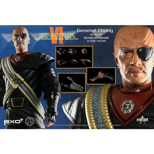 Star Trek VI: Das unentdeckte Land Actionfigur 1/6 General Chang 30 cm
