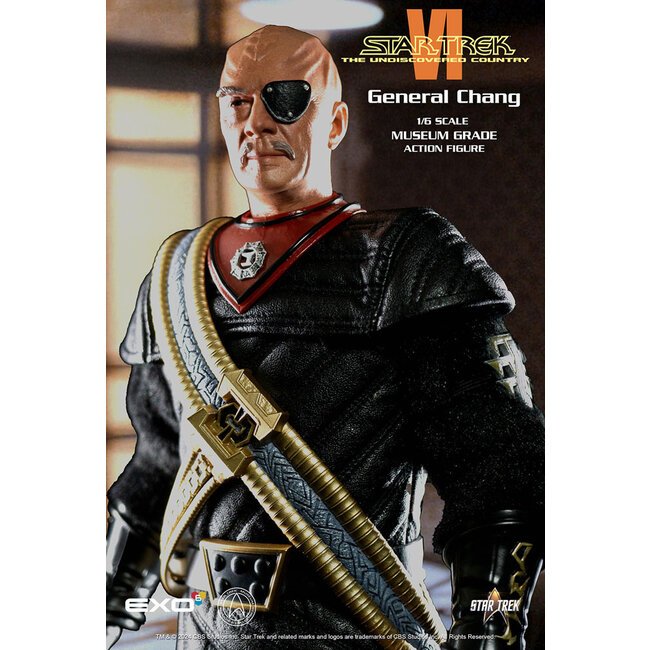 Star Trek VI: Das unentdeckte Land Actionfigur 1/6 General Chang 30 cm