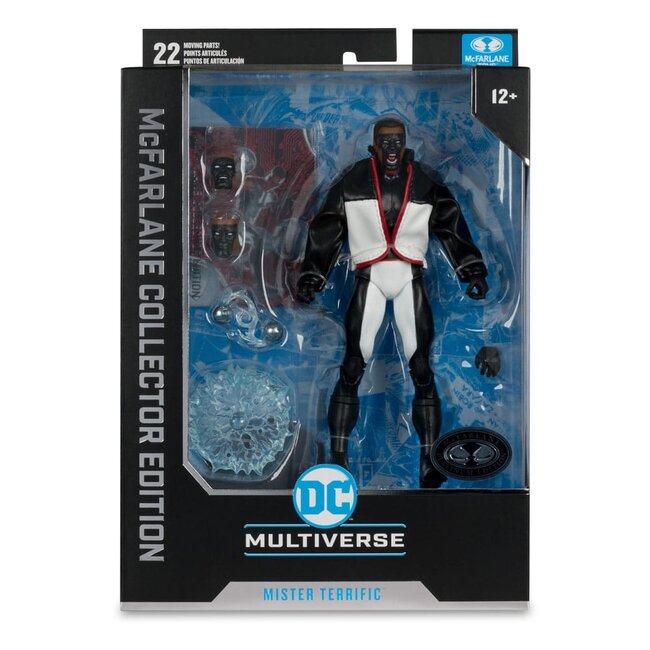 DC Multiverse AF Platinum Mr. Terrific (JSA) 18 cm