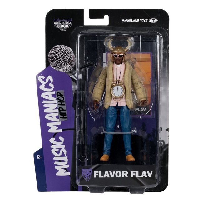 Music Maniacs Hip Hop Actionfigur Flavor Flav 16 cm