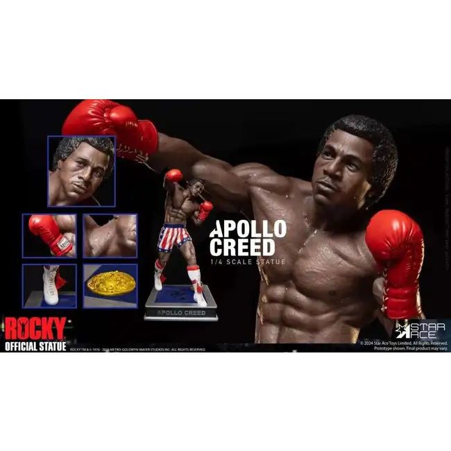 Apollo Creed Epic Fight 1/4 Scale Statue