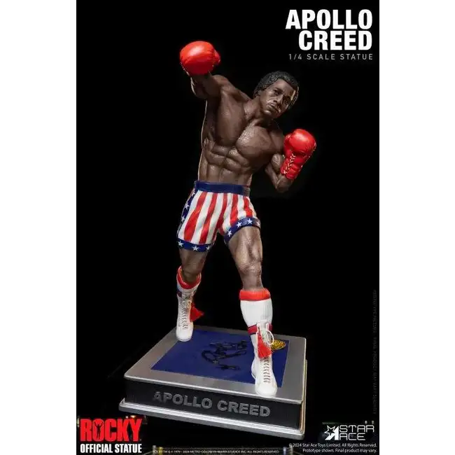 Apollo Creed Epic Fight 1/4 Scale Statue
