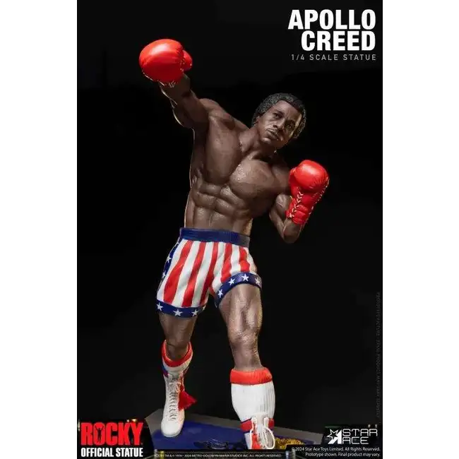 Apollo Creed Epic Fight 1/4 Scale Statue