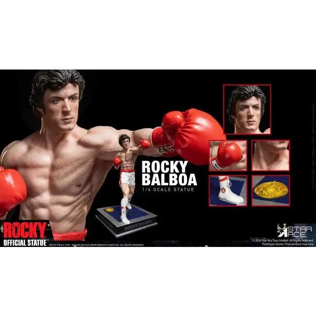 Rocky Balboa Epic Fight 1/4 Scale Statue