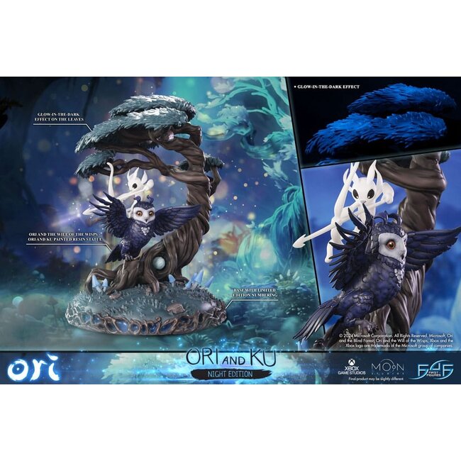 Ori and the Will of the Wisps Statue Ori and Ku Night Ver. 38 cm