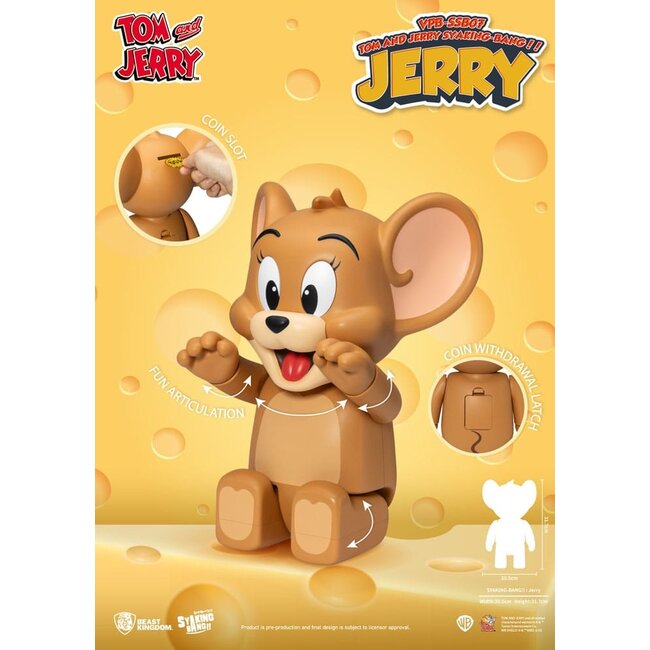 Tom & Jerry Syaking Bang PVC figure Jerry 30 cm