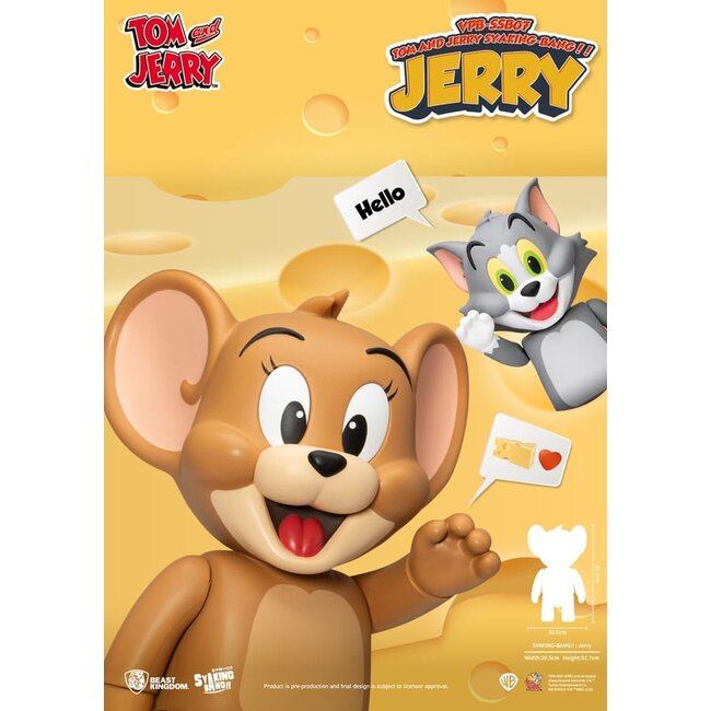 Tom & Jerry Syaking Bang PVC figure Jerry 30 cm