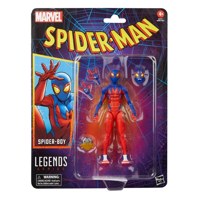 Hasbro Spider-Man Marvel Legends Retro Action Figure Spider-Boy 15 cm
