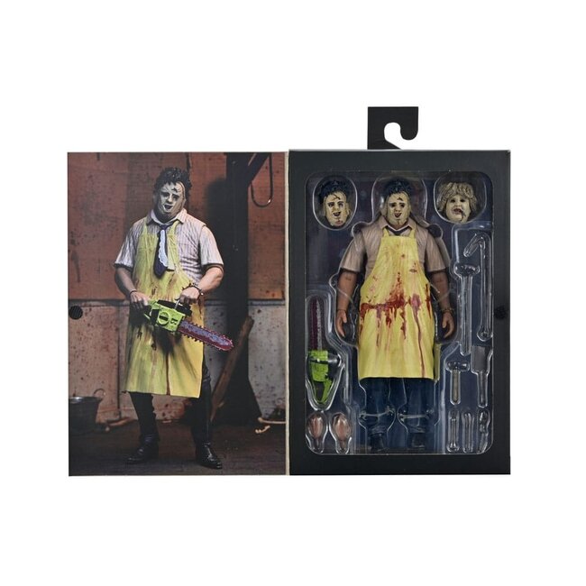 Texas Chainsaw Massacre Bekleidete Actionfigur Leatherface 50. Jubiläum 20 cm