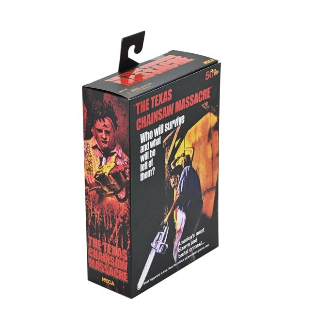 Texas Chainsaw Massacre Clothed Action Figure Leatherface 50th Anniversary 20 cm