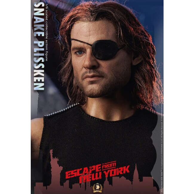 Escape from New York Crown Series Action Figure 1/6 Snake Plissken (Real Hair Version) 30 cm