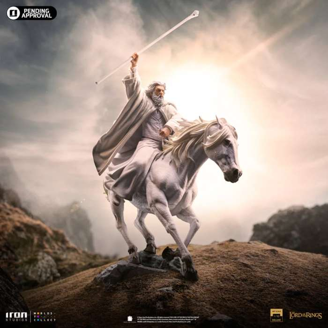 Lord of the Rings Gandalf the White on Shadowfax Exclusive 1/10 statue