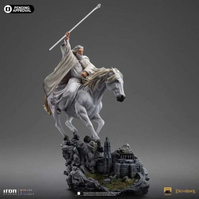 Lord of the Rings Gandalf the White on Shadowfax Exclusive 1/10 statue