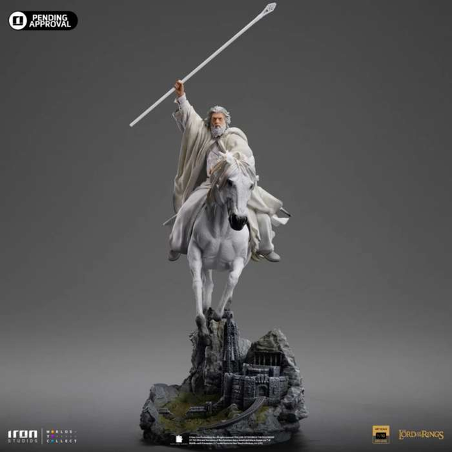 Lord of the Rings Gandalf the White on Shadowfax Exclusive 1/10 statue