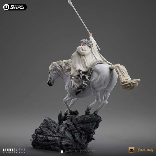 Lord of the Rings Gandalf the White on Shadowfax Exclusive 1/10 statue
