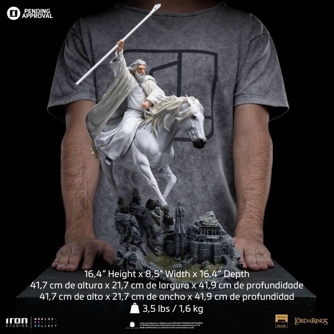 Lord of the Rings Gandalf the White on Shadowfax Exclusive 1/10 statue