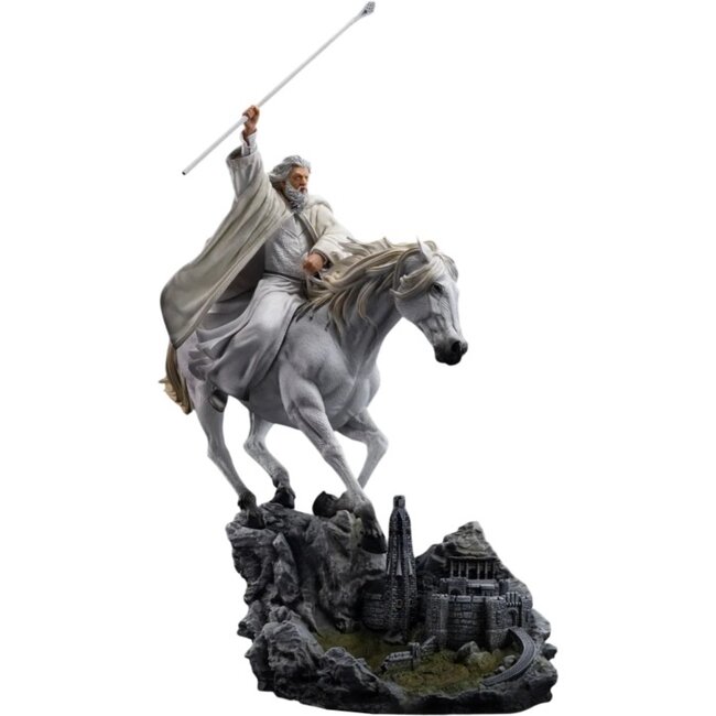 Herr der Ringe Gandalf der Weiße auf Schattenfell Exklusive 1/10 Statue