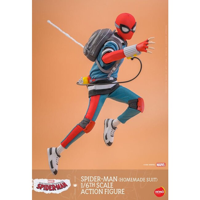 Your Friendly Neighborhood Spider-Man Action Figure 1/6 Spider-Man (Homemade Suit) 29 cm