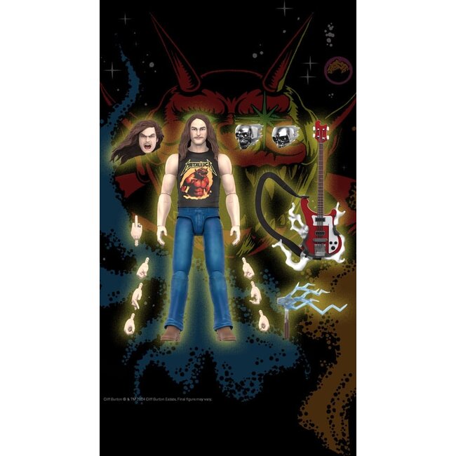 Metallica Ultimates Actionfigur Wave 2 Cliff Burton 18 cm