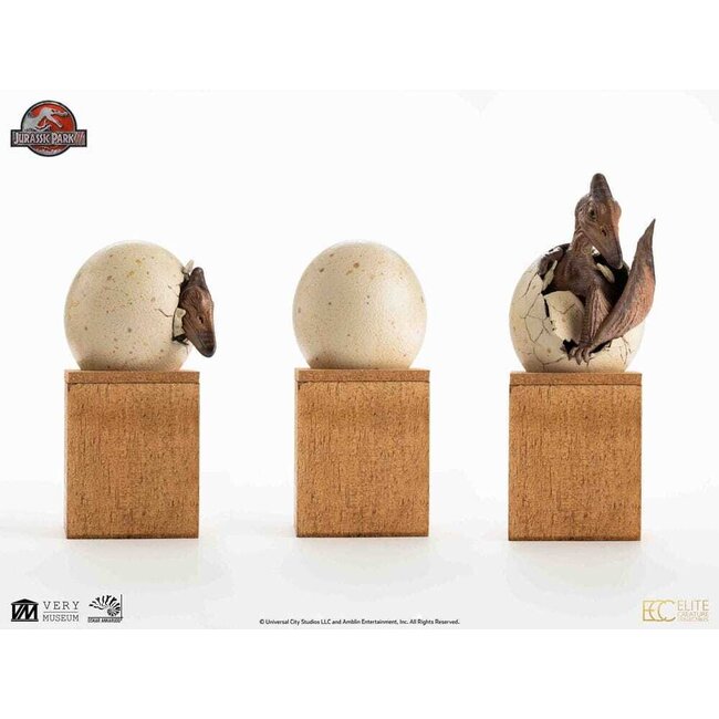 Elite Creature Collectibles Jurassic Park ECC Elite Creature Line Statue 1/2 Pterosaur Hatching 16 cm