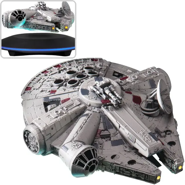 Star Wars Egg Attack Floating Model with Light Up Function Millennium Falcon 13 cm