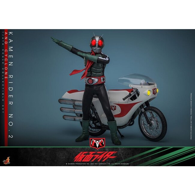 Kamen Rider 1/6 Kamen Rider Nr. 2 und Cylone 30 cm