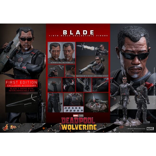 Deadpool & Wolverine Movie Masterpiece Actionfigur 1/6 Blade 30 cm
