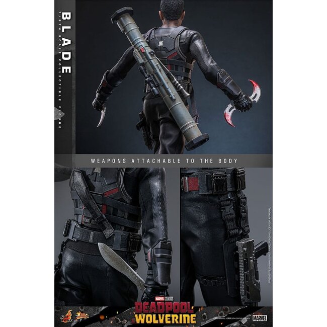 Deadpool & Wolverine Movie Masterpiece Action Figure 1/6 Blade 30 cm