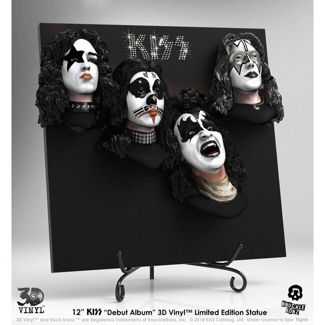 Kiss 3D Vinyl Statue Debut Album 30 cm