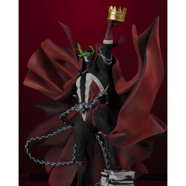 Spawn-Statue 1/10 Spawn #301 von Todd McFarlane (komplett in Schwarz, Weiß und Rot) 24 cm