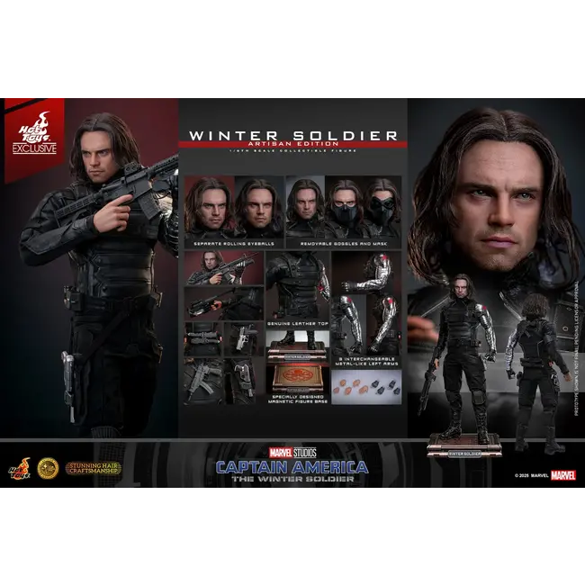 Captain America: The Winter Soldier Actionfigur 1/6 Winter Soldier (Artisan Edition) Hot Toys Exklusiv 31 cm